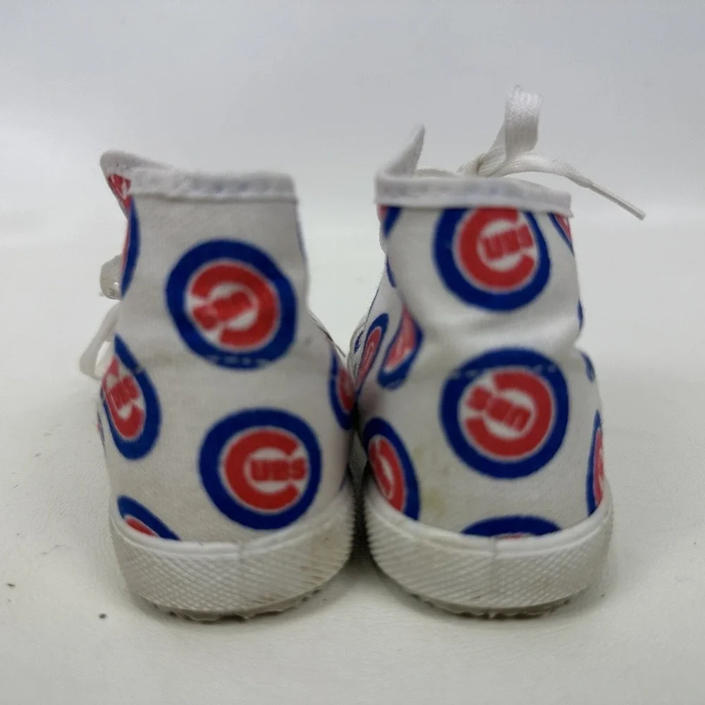 Chicago Cubs  Baby Toddler Shoes Hightops‎ Infant  Size 5 Vintage Lace Up
